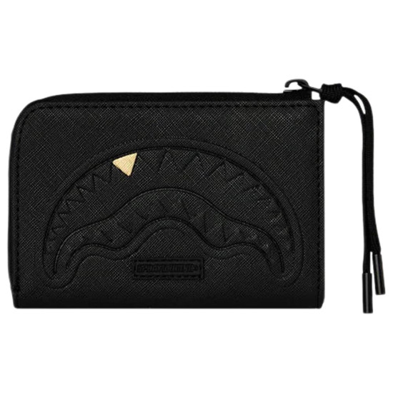 Sprayground Πορτοφόλι Blacked Out Embossed Gold Tooth Wallet